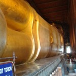 Look how long the Reclining Buddha is